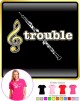 Oboe Treble Trouble - LADYFIT T SHIRT 