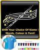 Oboe Curved Stave With Your Words - POLO SHIRT  