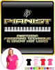 Piano Awesome Fingering Hot Licks - LADY FIT T SHIRT