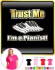 Piano Trust Me - LADY FIT T SHIRT