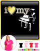 Piano I Love My - LADY FIT T SHIRT