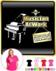 Piano Dont Wake Me - LADY FIT T SHIRT