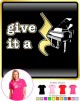 Piano Give It A Rest - LADY FIT T SHIRT