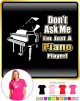 Piano Dont Ask Me - LADY FIT T SHIRT