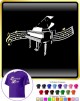 Piano Curved Stave - CLASSIC T SHIRT