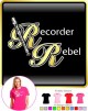 Recorder Rebel - LADYFIT T SHIRT 