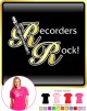 Recorder Rock - LADYFIT T SHIRT 