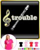 Recorder Treble Trouble - LADYFIT T SHIRT 