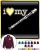Recorder I Love My - ZIP SWEATSHIRT 