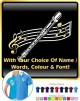 Recorder Curved Stave With Your Words - POLO SHIRT 