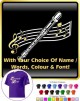Recorder Curved Stave With Your Words - CLASSIC T SHIRT 