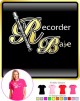 Recorder Babe - LADYFIT T SHIRT 