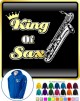 Saxophone Sax Baritone King - ZIP HOODY  