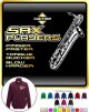 Saxophone Sax Baritone Finger Faster - ZIP SWEATSHIRT  