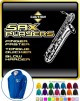 Saxophone Sax Baritone Finger Faster - ZIP HOODY  