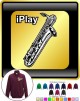 Saxophone Sax Baritone I Play - ZIP SWEATSHIRT  