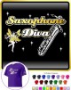 Saxophone Sax Baritone Diva Fairee - T SHIRT