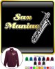 Saxophone Sax Baritone Sax Maniac - ZIP SWEATSHIRT  