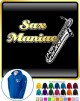 Saxophone Sax Baritone Sax Maniac - ZIP HOODY  