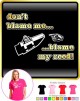 Saxophone Sax Baritone Blame My Reed - LADYFIT T SHIRT  