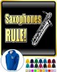 Saxophone Sax Baritone Rule - ZIP HOODY  