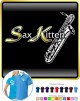 Saxophone Sax Baritone Sax Kitten 1 - POLO SHIRT  