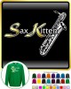 Saxophone Sax Baritone Sax Kitten 1 - SWEATSHIRT  