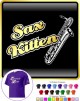 Saxophone Sax Baritone Sax Kitten 2 - T SHIRT