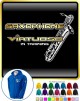 Saxophone Sax Baritone Virtuoso - ZIP HOODY  
