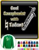 Saxophone Sax Baritone Cool Natural Talent - SWEATSHIRT  