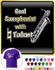 Saxophone Sax Baritone Cool Natural Talent - T SHIRT