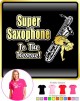 Saxophone Sax Baritone Super Rescue - LADYFIT T SHIRT  