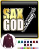 Saxophone Sax Baritone Sax God - ZIP SWEATSHIRT  