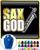 Saxophone Sax Baritone Sax God - ZIP HOODY  