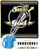 Saxophone Sax Baritone Sax God Wings - POLO SHIRT  