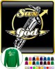 Saxophone Sax Baritone Sax God Wings - SWEATSHIRT  