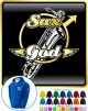 Saxophone Sax Baritone Sax God Wings - ZIP HOODY  