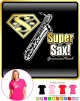 Saxophone Sax Baritone Super Sax - LADYFIT T SHIRT  