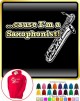Saxophone Sax Baritone Cause - HOODY  