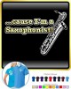 Saxophone Sax Baritone Cause - POLO SHIRT  