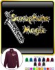 Saxophone Sax Baritone Magic - ZIP SWEATSHIRT  