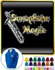 Saxophone Sax Baritone Magic - ZIP HOODY  
