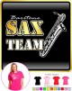 Saxophone Sax Baritone Team - LADYFIT T SHIRT  