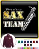 Saxophone Sax Baritone Team - ZIP SWEATSHIRT  