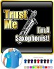 Saxophone Sax Baritone Trust Me - POLO SHIRT  