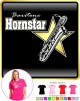 Saxophone Sax Baritone Hornstar - LADYFIT T SHIRT  