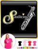 Saxophone Sax Baritone Saxilicious - LADYFIT T SHIRT  