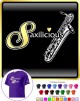 Saxophone Sax Baritone Saxilicious - T SHIRT