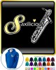 Saxophone Sax Baritone Saxilicious - ZIP HOODY  
