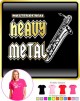 Saxophone Sax Baritone Master Heavy Metal - LADYFIT T SHIRT  